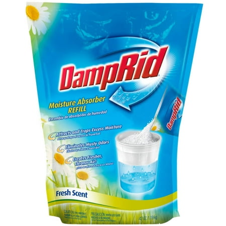 Scent Refill - DampRid Moisture Absorber Refill Bag, Fresh Scent, 42 Oz