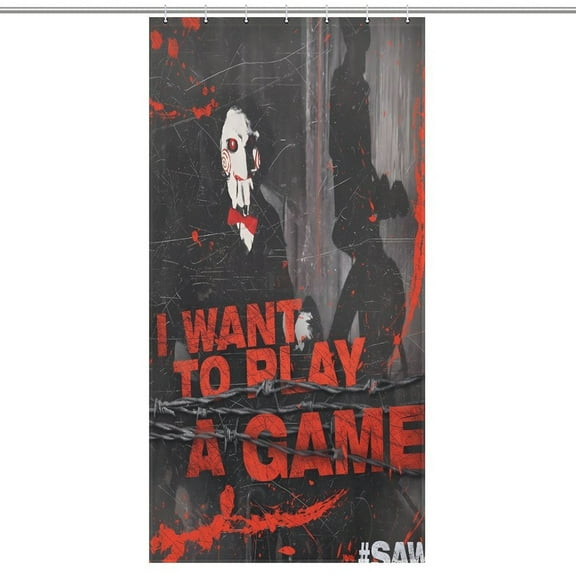 Jigsaw Shower Curtain, Bath Curtain Bathroom Home Decor Waterproof Polyester for Bathroom with 12 Hooks 35.43x70.87Inch(90x180cm)