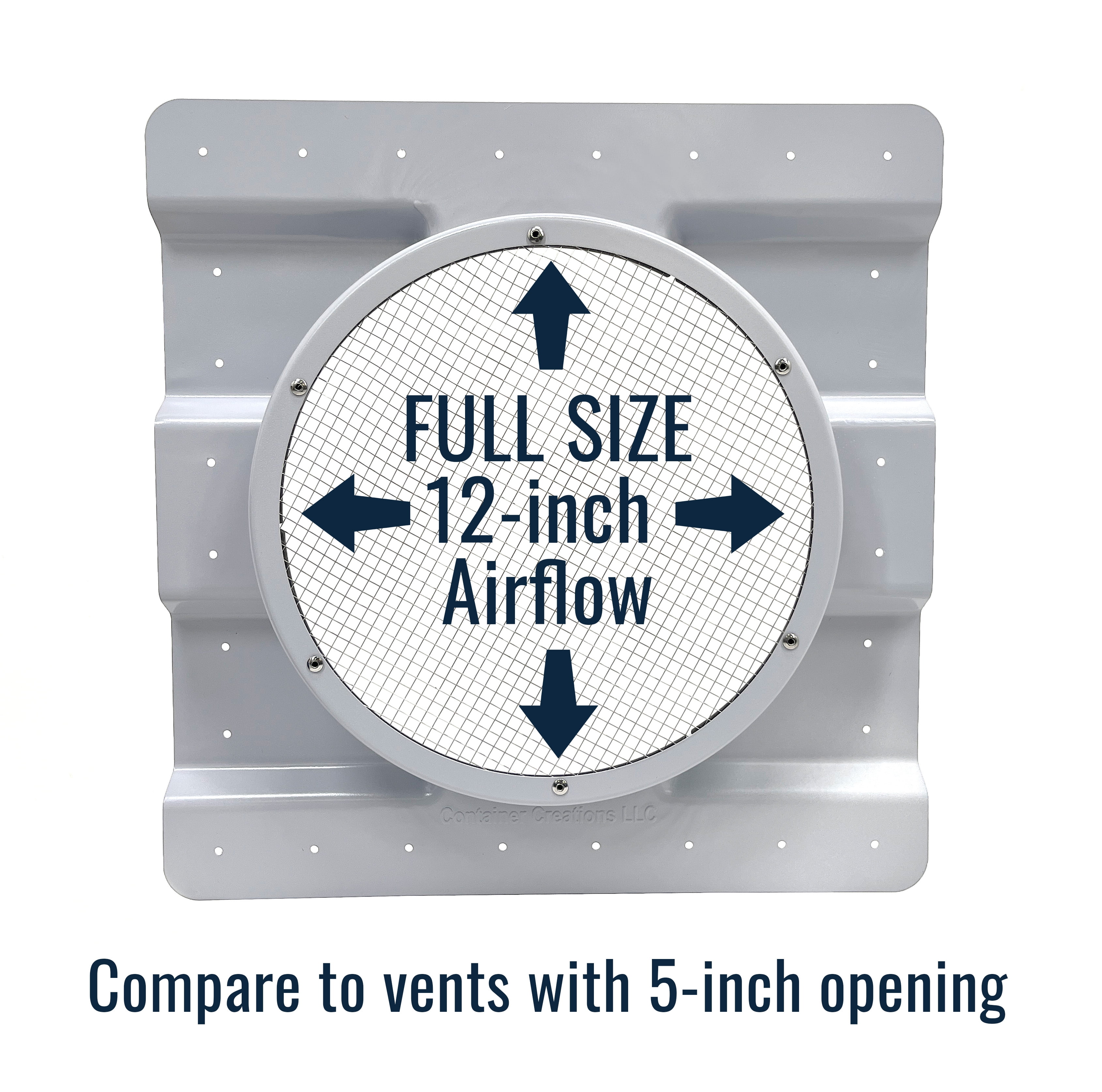 AdaptAIR™ • Roof Vent Adapter for Conex Shipping Containers