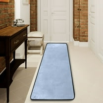 Ryvnso Lake Blue Hallway Runner Rugs Floor Carpet Non Slip Entryway Mat 2' x 6'