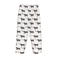 thumbnail image 5 of Goofa Dachshund Dog Puppy Printed Soft Pajama Pants for Women, Wide Leg Comfy Casual Lounge Yoga Pants-Medium, 5 of 9