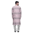 thumbnail image 3 of Atasi Cotton Long Kurta Pajama Set For Men Designer Casual Kurta Pajama Clothing, 3 of 5