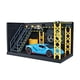 thumbnail image 4 of Taller de reparación a escala 1:32, escaparate de garaje, adornos DIY, fácil de montar, escala fundida, coches de aleación, estacionamiento, regalos , carro azul, 4 of 9