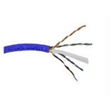 500 ft Cat6 Solid Bulk Cable Blue