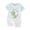 Z4 Mint Green, variant on Toddler Boys Short Sleeve Cartoon Dinosaur Prints Pullover Child Romper Umpsuit,Size 2 Years-3 Years