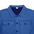 thumbnail image 3 of Men Suede Tracksuits 2 Piece Outfit Sweat Suit Casual Jogging Suits Athletic Set, 3 of 8