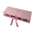 thumbnail image 4 of Abbracc Mom Empty Flower Gift Box Packaging Box Lightweight Versatile 16.9x7x2.6inch Pink, 4 of 9