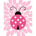 thumbnail image 3 of Robinson, Tamara 20x24 Black Modern Framed Museum Art Print Titled - Pink Ladybug I, 3 of 5