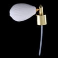 thumbnail image 4 of Frascos de perfume de vidrio retro con tapa plateada y atomizador corto de 18 mm. Blanco, 4 of 7
