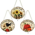 thumbnail image 3 of Ounissouiy Entrada jardín país cosecha puerta signos interesante Pascua llamativa placa Festival Acción de Gracias tablero de bienvenida Kits de decoración para fiestas JM00944 Ounissouiy HA063878-02, 3 of 6