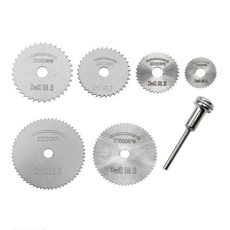 

Multifunctional Woodworking Power Tools Metal Cutter HSS Saw Blade Cutting Disc Electric Grinder Accessories Rotary Tool 6PCS 3.2MM 1SHANK