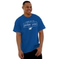 thumbnail image 3 of Poke Social Media Funny Innuendo Men's Graphic T Shirt Tees Brisco Brands S, 3 of 6