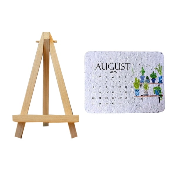 MOMOJIA Plantable 2026 Monthly Planner Calendar With Wildflower Usage Easy Grow Instructions Great for Home Office Decorations