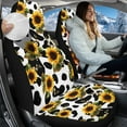 thumbnail image 2 of Uorisanigo Car Seat Covers for Front Seats – Premium Sunflower Cow Print Auto Seat Cover, 2 PCS Interior Accessories Covers for Car Truck Van SUV Seats Protection, 2 of 7
