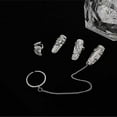 thumbnail image 4 of Jinsinto 4pcs Queen Fingernail Claw Nail Rings Set Finger Tip Protection Belly, 4 of 5