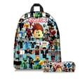 thumbnail image 2 of Roblox mochila circundante para estudiantes de escuela primaria y secundaria, bolso escolar de gran capacidad, estuche para lápices, 2 of 4