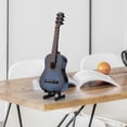 thumbnail image 4 of Mini Guitar Display, Wood Guitar Model Mini Musical Ornaments Craft Home Decor Lifelike Look for Home Desk Office Table, 4 of 7