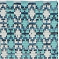 thumbnail image 4 of SAFAVIEH Montauk Jefferson Geometric Quatrefoils Cotton Area Rug, Turquoise/Multi, 9' x 12', 4 of 7