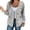Grey, variant on Ediodpoh Women's Solid Color Button Down V Neck Loose Long Sleeved Cardigan Classic Cardigans for Women Black L