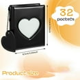 thumbnail image 3 of SSNTSY Mini Photo Album, Heart Hollow Card Binder, 3 inch Photo Card Collector Book with Love Heart Pendant for Recording Memory, 3 of 6