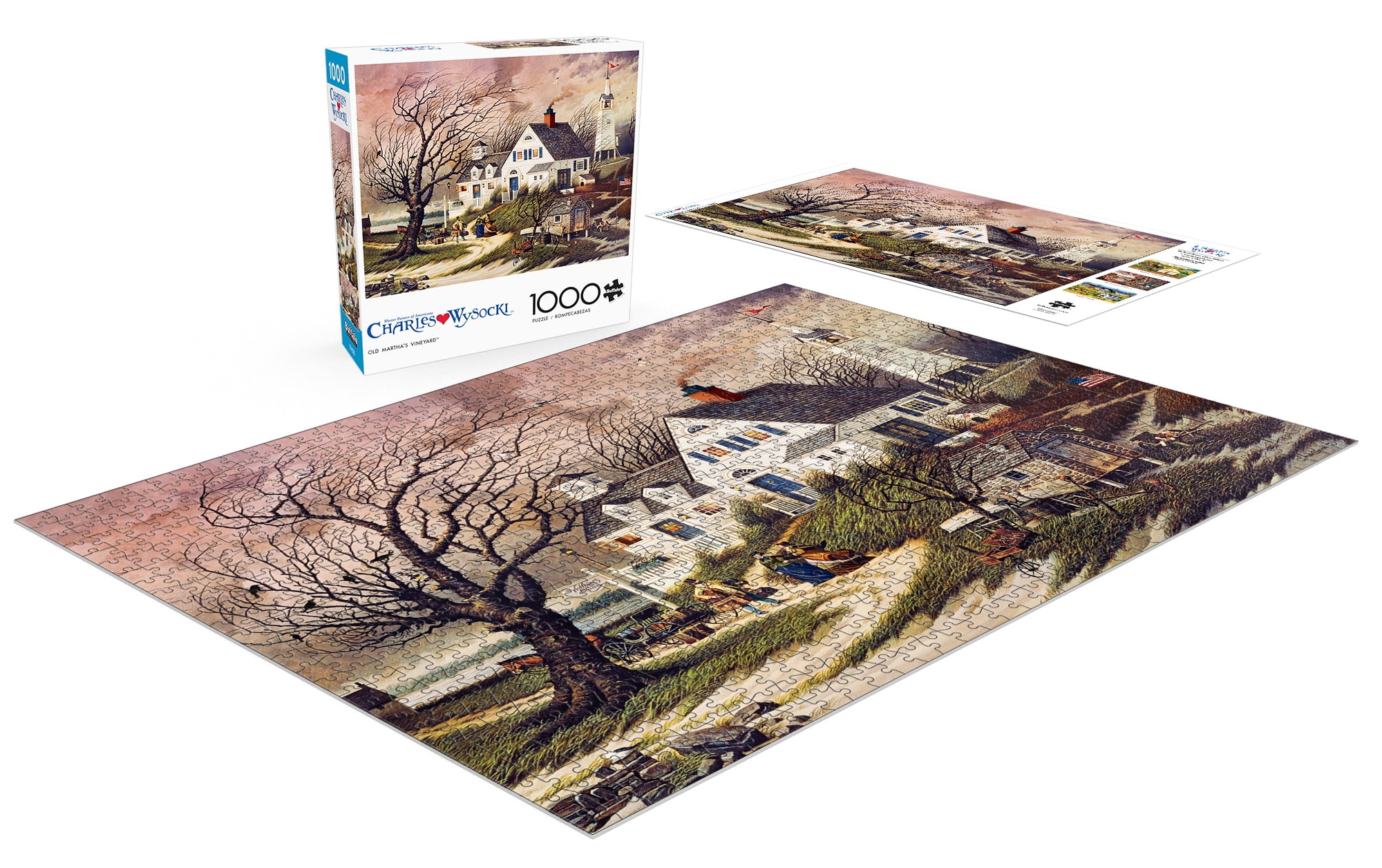 Buffalo Games 1000-Piece Charles Wysocki Collection Old Martha’s Vineyard Jigsaw Puzzle