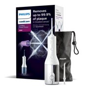 Philips Sonicare Cordless Power Flosser 3000 Oral Irrigator - Water Flosser for Teeth, Gums and Dental Care, White (Model HX3826/31)