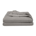 thumbnail image 2 of EcoPure® Cotton Filled Twin Dark Grey Blanket, 2 of 3