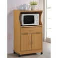 thumbnail image 2 of Pemberly Row Microwave Kitchen Cart in Beech, 2 of 5