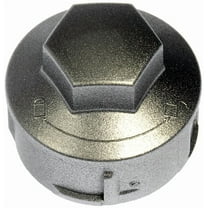 Cubierta de tuerca de rueda plata, Tornillo y bloqueo, hexagonal de 19 mm