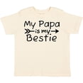 thumbnail image 3 of Inktastic My Papa is My Bestie Boys or Girls Toddler T-Shirt, 3 of 5