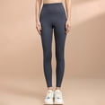 thumbnail image 5 of Chuancc Womens High Waisted Yoga Pants Tummy Control Scrunched Booty Leggings Workout Running Butt Lift Textured Tights Dark Gray XL, 5 of 8