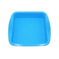 thumbnail image 1 of Ounissouiy Molde cuadrado de silicona para pasteles, bandeja para dulces de brownies, Flapjacks, mango antideslizante, herramienta para hornear pasteles de Herramientas y accesorios para hornear, 1 of 8