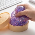 thumbnail image 3 of Glitter Dumpling Squishy with Steamer Surprise Dumpling Squishy Stress Ball Bun Squishy Soft Squeeze Decompression Dough Mystery Gift Box for Desk, 3 of 6