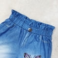 thumbnail image 6 of PureChapter Infant Toddler Girls Butterfly Print Flying Sleeve and Matching Elastic Shorts 2PCS For Summer Outdoor, 6 of 7