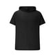 thumbnail image 3 of pstuiky camisetas para hombre, Blusa tipo túnica holgada de manga corta con capucha para hombre, de verano, de secado rápido, elástica y con protección solar. camisas casuales para hombre xl, 3 of 5