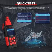 MRCARTOOL Motorcycle Diagnostic Measurement Tool M4 Motorcycle System Code Readers Scan Tool Motorcycle Fault Code Reader Compatible for YAMAHA-2P/HONDA,KAWASAKI-1/2/3/4/5/6P,OBDII