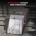 thumbnail image 4 of Heavy Duty Catch Release Small Live Humane Animal Cage Trap for Rat Mice Voles Weasels and Other Similar Sized Animals 18x5x5 (2-Pack), 4 of 9