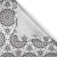 thumbnail image 6 of Ambesonne Tribal Valance & Curtain, South Eastern Pattern, 55"x24", Black and White, 6 of 6