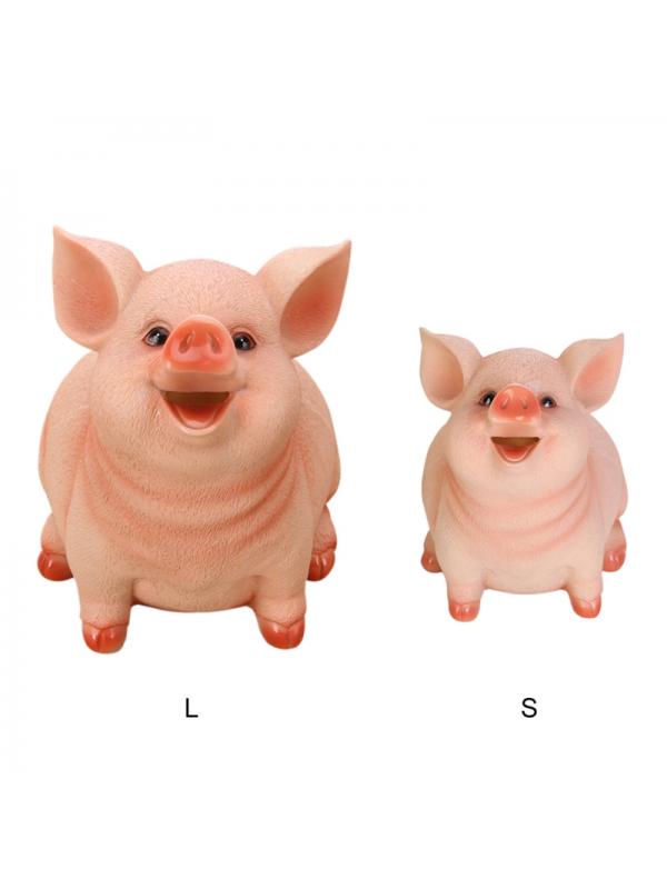 Resin Piggy Bank Child Piggy Bank Cute Pig Piggy Bank Home Decoration