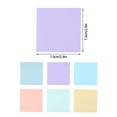 thumbnail image 3 of Popular!Maojin Paquete de 6 almohadillas adhesivas transparentes de 3x3 pulgadas, notas transparentes Morandi para libros, estudio, oficinas, suministros escolares, 300 hojas, 3 of 3