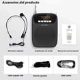 thumbnail image 2 of Altavoz amplificador de voz para profesor S278 15W 2500mAh, 2 of 8