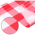 thumbnail image 4 of WSNIJFU 98.4 Feet Large Plastic Red and White Checkered Pennant Banner Gingham Triangle Banner Red and White Banner for Picnic BBQ Birthday Christmas Party Decoration Supplies, 4 of 7