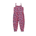 thumbnail image 1 of EYIIYE Petite Fille Tenue d'Été Col Rond Bretelles Sans Manches Combinaison, 1 of 7