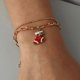 thumbnail image 2 of Charm Bracelet Charm Bracelet Christmas Ornament Gift for her Xmas, 2 of 3