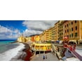 thumbnail image 2 of Bolokofsky, Ronald 32x18 Black Ornate Wood Framed with Double Matting Museum Art Print Titled - Camogli II, 2 of 4