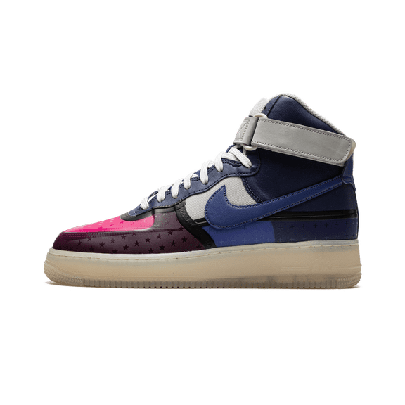 NIKE MENS Air Force 1 High '07 Premium "Thunder Blue Pink Prime" DV1015 437 DV1015 437 from Stadium Goods