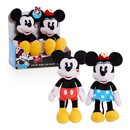 Pair 2 Disney Mickey & Minnie Mouse 90 Years Kohls Cares 14" Plush Stuffed Toy for sale online