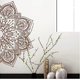 thumbnail image 1 of Pegatinas de pared decorativas ZHCH marrones para sala de estar dormitorio cocina, 1 of 5