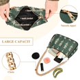 thumbnail image 2 of FORMRS Womens Shoulder Bag with Chain Strap Clutch Purse Cute Tote Handbag, Dark Green Leaves, 2 of 7