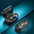 thumbnail image 1 of Ganfancp Auriculares Inalámbricos Bluetooth 5.3 In Ear Auriculares Ligeros con Micrófono Incorporado Auriculares con Sonido Envolvente Ipx4 con Estuche de Carga Liquidación 1X Host 1X Cable de Carga, 1 of 7